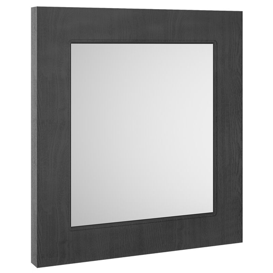 York Bathroom Mirror 800mm h x 600mm w - Royal Grey - Nuie