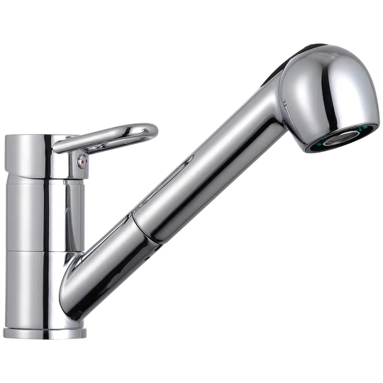 Dinis Pull Out Single Lever Monobloc Tap with Swivel