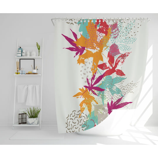 Burrillville Polyester Shower Curtain Set
