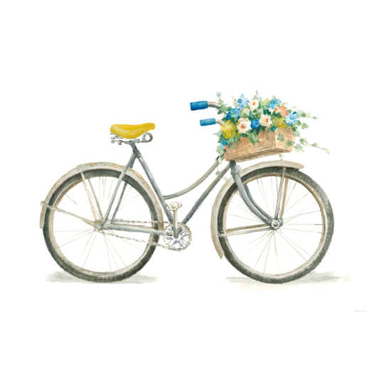 Floursack Home I on White by Danhui Nai - Wrapped Canvas Painting