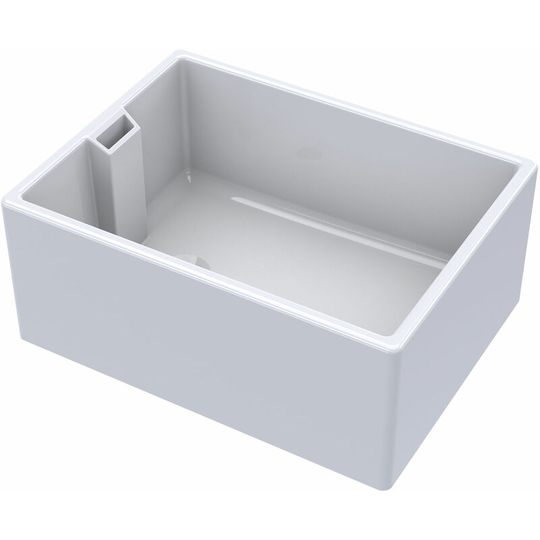 Nuie - Belfast Fireclay Kitchen Sink 1.0 Bowl 615mm l x 462mm w - White