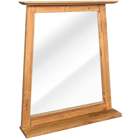 Bathroom Mirror Solid Recycled Pinewood 70x12x79 cm Vidaxl Brown