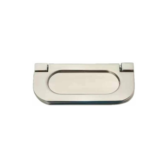 Perlerare - 4pcs Stainless Steel Invisible Handles| silver Cupboard drawer Cabinet Wardrobe Accessories |Kitchen Cupboard Door Handles Cupboard