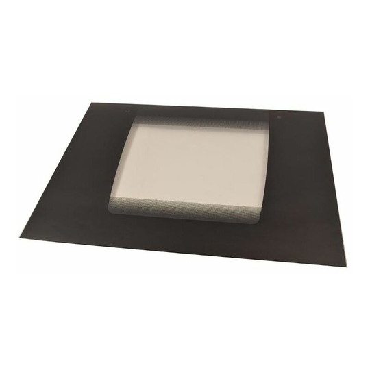 Main Door Glass Blk Rohs Compliant for Hotpoint/Creda Cookers and Ovens