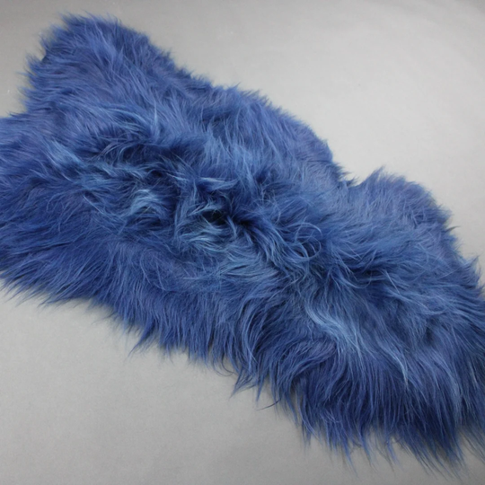 Arielle Sheepskin Navy Rug