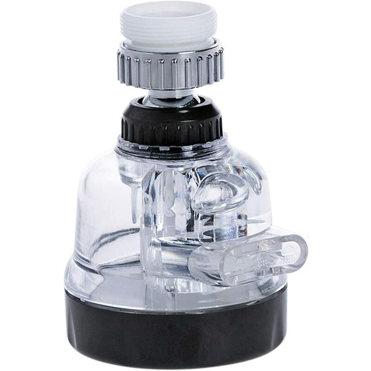 360 ° Swivel Faucet Aerator, Water Saving Nozzle Filter Head Aerator Bubbler, Water Saver Faucet Sprayer for Kitchen Bathroom Shower