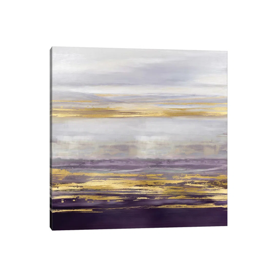 Amethyst Reflections I by Allie Corbin - Wrapped Canvas Painting