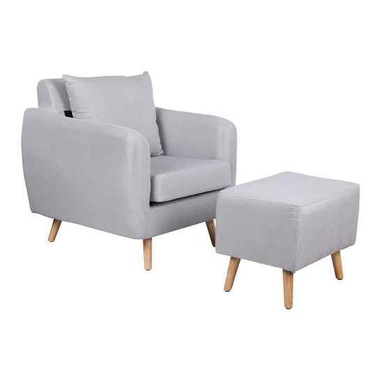 Ansley Armchair and Footstool