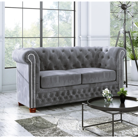 Alcide 2 Seater Chesterfield Sofa