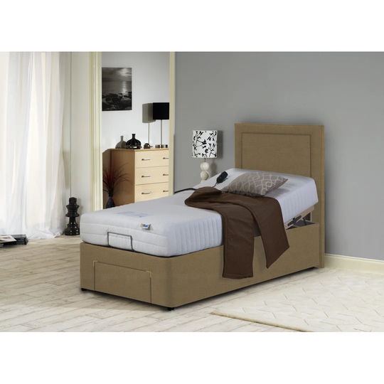 Daisy Upholstered Adjustable Bed with Mattress