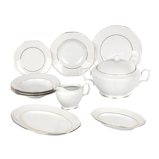 Marte 23 Piece Dinnerware Set, Service for 6