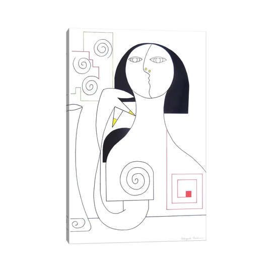 Gracieuseté by Hildegarde Handsaeme - Wrapped Canvas Graphic Art