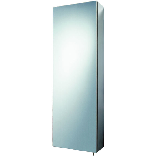 Veritas 300mm x 900mm Stainless Steel Mirrored Cabinet - Chrome