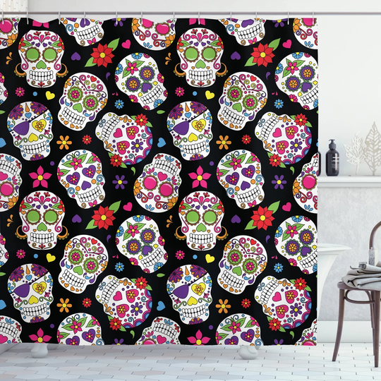 Bindia 13 Piece Polyester Shower Curtain Set