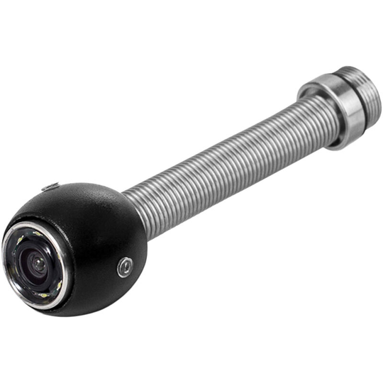 17mm Pipe Sewer Inspection Camera Waterproof Drain Pipeline Inspection Replacement Camera with Protective Head Cover and Screwdriver - Silver