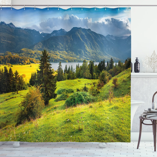 Bilbey 13 Piece Polyester Shower Curtain Set
