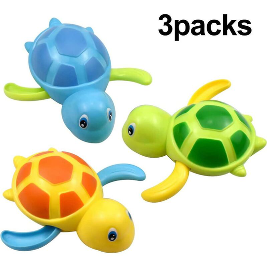 Baby Bath Toys, Baby Bathtub Toys, Wind Up Water Toys Swimming Turtle, Baby Wind Up Bath Toys, Baby Shower Bathtime Fun Water Toys, Clockwork Turtle