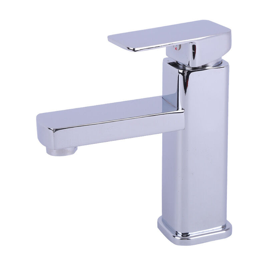 BetterLife Bathroom Faucet, Modern Waterfall Design Faucet Washbasin, Durable Copper Valve Body Design, Chrome Brass. Hot and cold water available