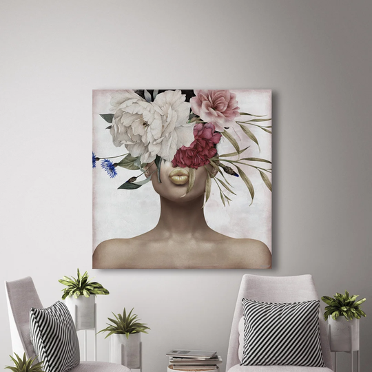 Those Lips - Wrapped Canvas Painting Print