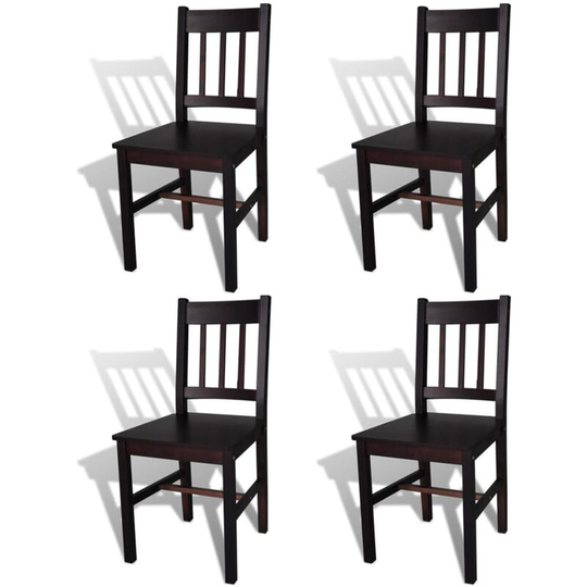 Zackary Solid Wood Dining Chair by August Grove Brown