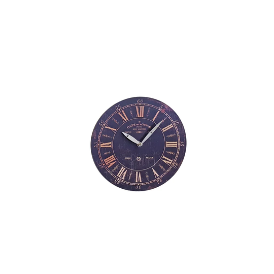 Cafe De La Tour 29cm Wall Clock