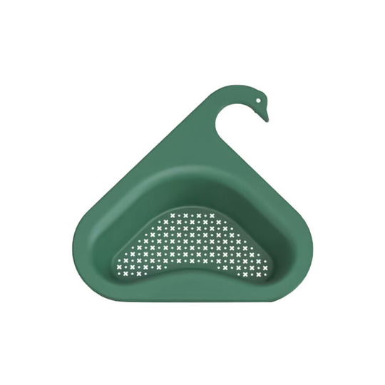 Kitchen Sink Drain Basket - Multifunctional Hanging Filter Triangular Drain Shelf, Easy Disassemble Corner Kitchen Sink Strainer Basket for All Sinks