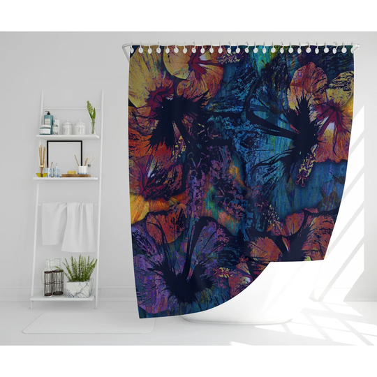 Destry Polyester Shower Curtain Set