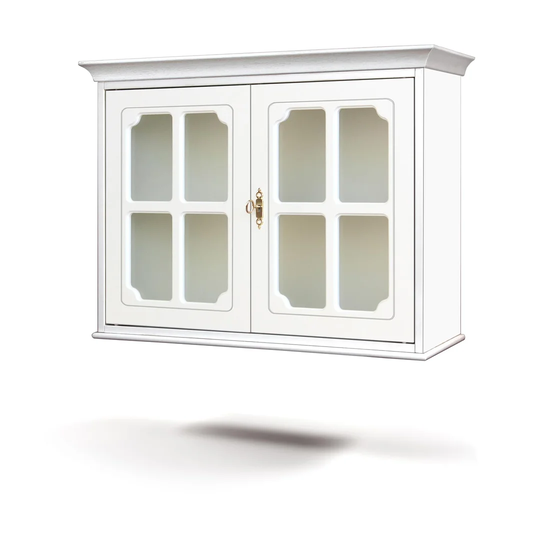 SaintCroix Wall Mounted Curio Cabinet