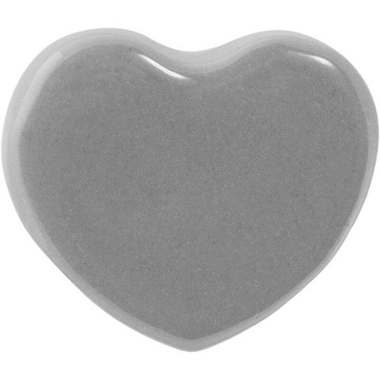 Nicola Spring Ceramic Cabinet Knob - Grey Heart