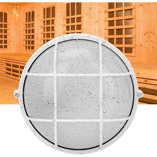 Sauna Lamp-Explosion-proof Anti-high Temperature Humidity Proof Round Lamp Accessory for E27 Thread Sauna,Betterlife