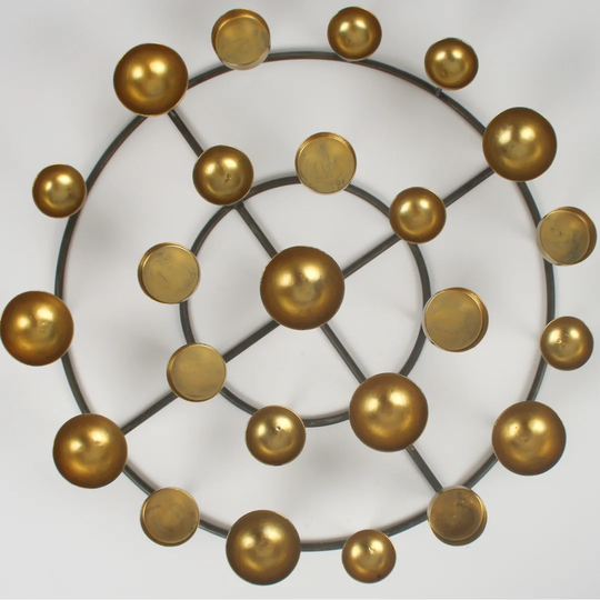 15.5Cm Metal Tabletop Candelabra