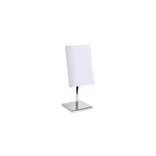 Makeup Bathroom Vegas Mirror - Metal - Silver, 13.5 x 16.5 x 37 cm - Sabichi