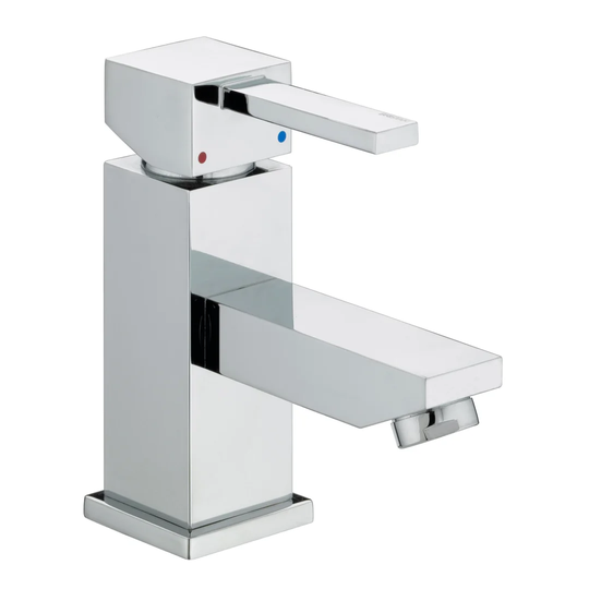 Quadrato Monobloc Basin Mixer
