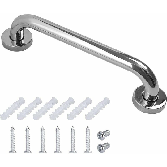 Stainless steel wall support bar handle bathroom bathroom wc security grab bar for disabled people elderly children (30cm)