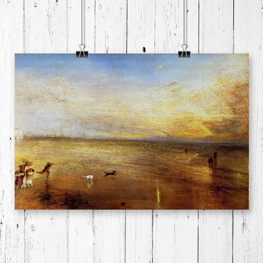 'New Moon' by J.M.W. Turner Printing Print