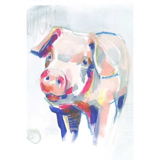 Fluorescent Farm IV by Jennifer Paxton Parker - Wrapped Canvas Painting