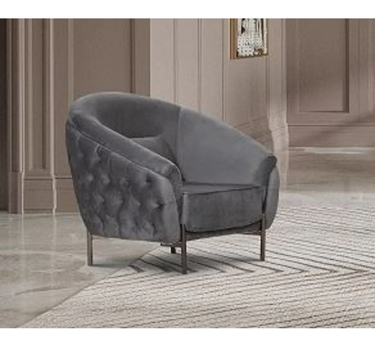 Diann 95Cm Wide Tufted Velvet Tub Chair
