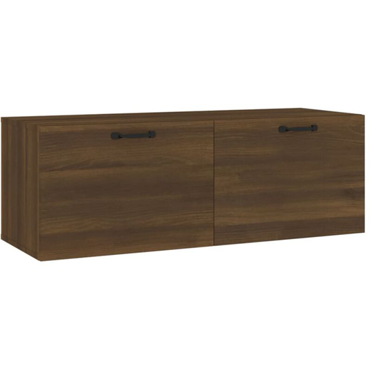 Vidaxl - Wall Cabinet Brown Oak 100x36.5x35 cm Engineered Wood Brown