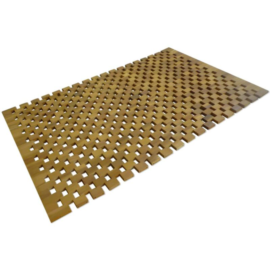 Vidaxl - Bath Mat Acacia Wood 80x50 cm Mosaic Brown