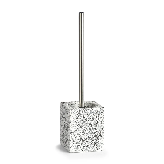 Barbe Polyresin Free-Standing Toilet Brush & Holder