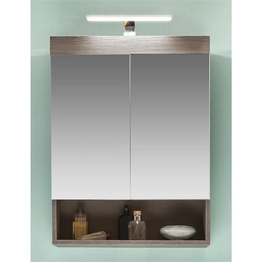 58cm x 75cm Surface Mount Mirror Cabinet with LED Lighting