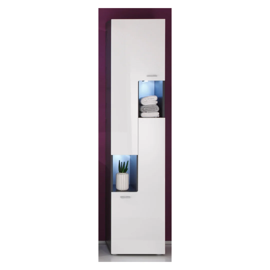 Charmy Down 40Cm W x 180Cm H x 30Cm D Tall Bathroom Cabinet