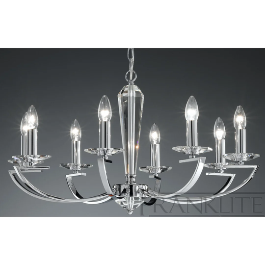 Much Wenlock 8-Light Candle-Style Chandelier
