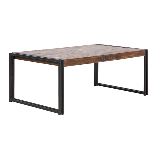 Vikki Solid Wood Sled Coffee Table