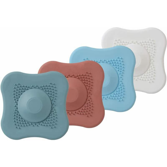 Shower Hair Catcher, Durable Silicone Hair Catcher, Shower Drain, Hair Stopper, Shower Drain Cover for Bathroom, Tub, Kitchen, Easy to Install and