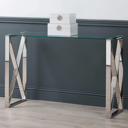 120cm Console Table for Hallway Living Room Furniture, Slim Entryway Table