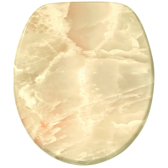 Marble Elongated Toilet Seat