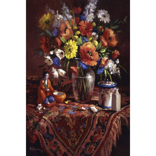 The Orientals - Wrapped Canvas Painting