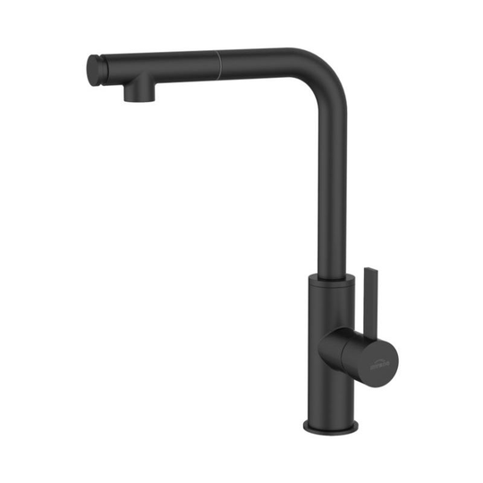 Pull-Out Kitchen Sink Mixer Retractable Spout Faucet Tall Single Lever Tap