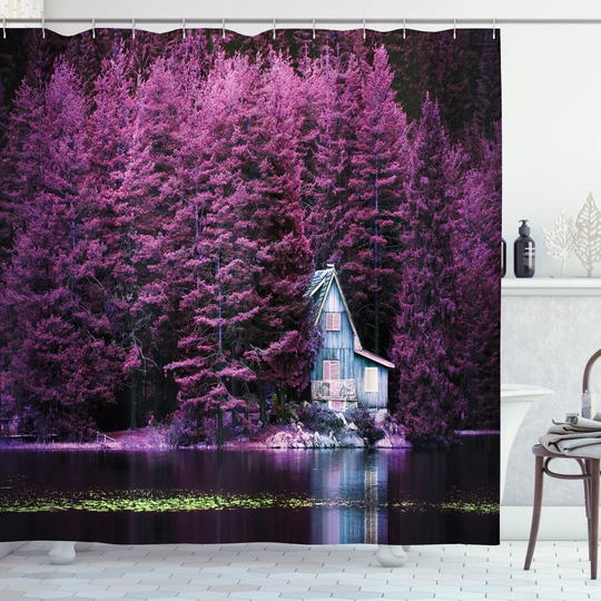 Bhalaram 13 Piece Polyester Shower Curtain Set